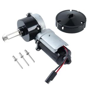 JEENDA 3317084.000U RV Awning Motor Drive Repair Kit Compatible with Dometic 9200 Series Power Awnings, Replace# 3316605.001, 3316605.017 RV Replacement Motor with End Cap & Rivets