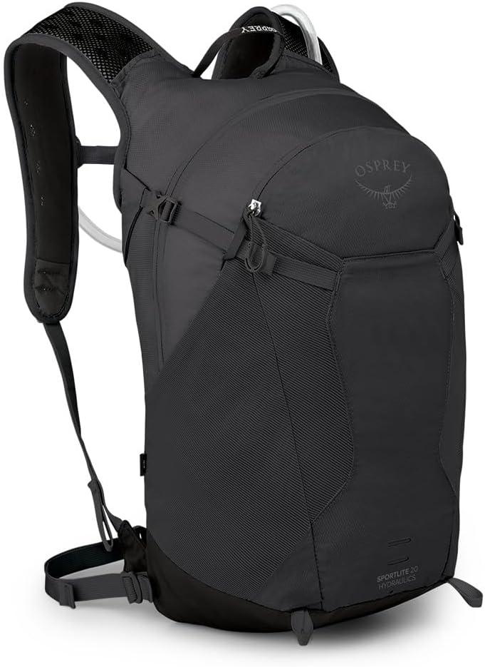 Osprey Sportlite 20L Unisex Hiking Backpack with Hydraulics Reservoir, Dark Charcoal Grey