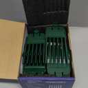 3 Inch Clipper Guards, Hair Clipper Guide Combs Premium for Wahl Clippers Mega Cutting Guides/Combs with 8 Cutting Lengths from 1.25-3 Inch Fit Most Size Wahl Clippers (8pcs from 1.25-3 Inch, Green)