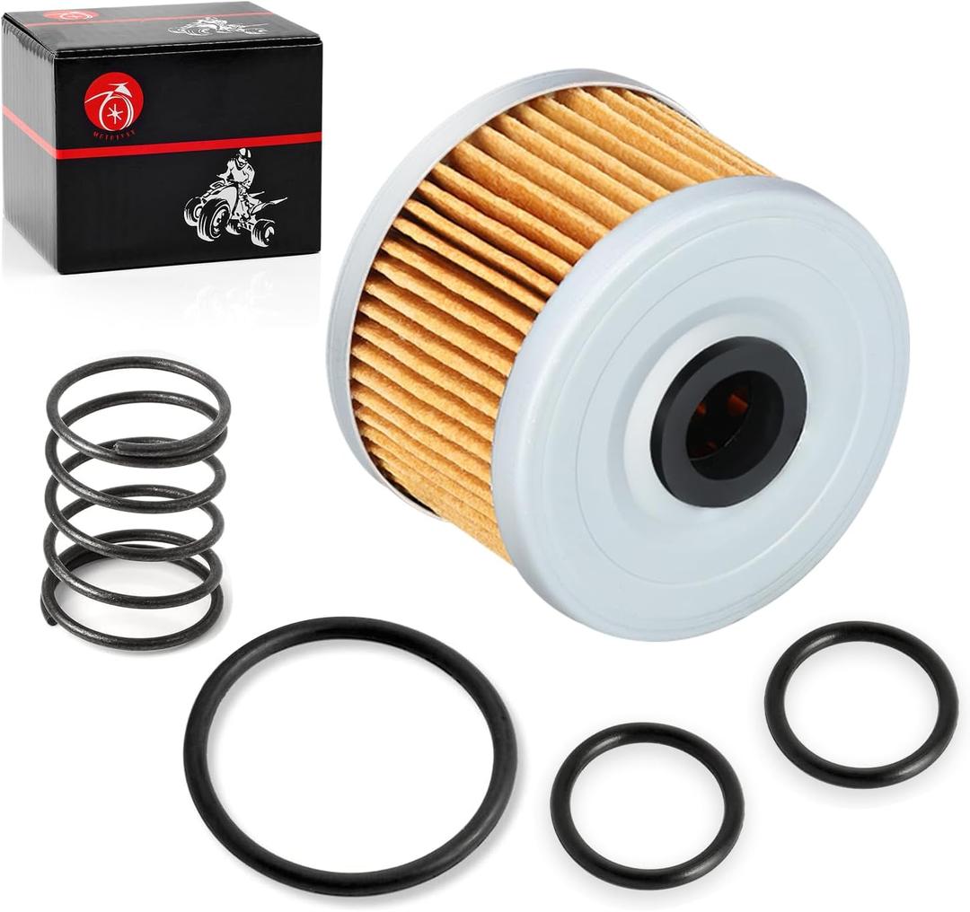 Oil Filter & Spring For Honda FourTrax 300 TRX300/FW TRX300EX TRX400EX Rancher 350 Foreman 400 450 500 520 Racher 420 Pioneer 500 520