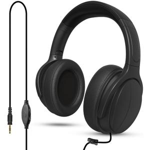 Extra Long Cord Wired Headphone for TV and PC for TV Watching for Seniors with Volume Control Wired Headphones with Long Cord Length(19.6FT)