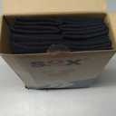 SOX TOWN Cushioned Crew Training Athletic Socks for Men/Women (Black L)
