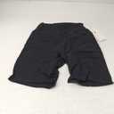 Kamo Fitness Serenity Shorts High Waisted 6" Inseam No Front Seam Thigh Friendly V Booty Seam Women's Biker Shorts (Black), Small