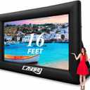 Inflatable Projector Screen - 16FT Outdoor Movie Screen Blow Up for Movie Parties Backyard Outside with Air Blower and Carry Bag, Front and Rear Projection