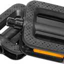 Himiway Bike Pedals 9/16" Lightweight Non-Slip Bicycle Platform Pedals Fits Most Adult Bikes Shock-Absorbing E-Bike Pedal with Reflectors Cycling Pedals Compatible for E-Bike, Urban Commute Bikes