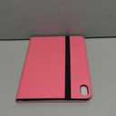 JETech Case for iPad (A16) 11th/10th Generation (2025/2022), PU Leather Business Folio Protective Tablet Cover with Pencil Holder & Pocket, Multi-Angle Viewing (Pink)