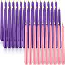 Patelai 40 Pcs Christmas Advent Candle Set Taper Candles 10 Inch Purple and Pink Christmas Candles Candlesticks for Wedding Advent Home Church Holiday Decoration Party Celebrations