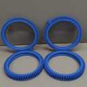 Funmit 896584000-143 Blue Front Tire Kit with Super Hump Replacement for Haywood Poolvergnuegen Select Pool Cleaners and Perfectly Compatible with Hayward Phoenix Cleaners (Pack of 4)