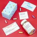 2 x 50 Frienship Capsule Letters Messages in a Bottle - Best Friend Birthday Gifts for Women, BFF, Sister, Bestie - Cute Bestfriend Gift Ideas, Christmas Stocking Stuffers for Women