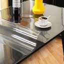 Kasepie PVC Clear Table Cover Protector 36X72Inch, 1.5mm Thick Plastic Table Cover Rectangle,Clear Table Protector,Desk Protector Mat for Kitchen, Dresser, Writing DeskDining Room Table