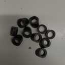 Muzata 10 Pack 3/8" ID Black Cable Railing Angle Washer 25 30 35 Degrees T316 Stainless Steel Black Angle Beveled Washer for 1/8" 5/32" 3/16" Cable Railing Hardware Kit CR60