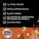 KIND Protein MAX Crispy Chocolate Peanut Butter Snack Bars, 20g of Protein, Keto Friendly, 1g of Sugar Per Bar, Gluten Free, 12 Count Box (EXP 03/10/27)