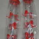 ERYTLLY 2 Pack Bird Feeders for Outdoors Hanging with 6 Feeding Ports Extra Thick Solid Tube Transparent Weatherproof Water Resistant Great for Attracting Birds Garden