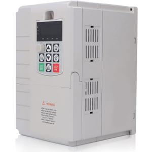 VFD Variable Frequency Drive, Single Phase 220V Input to 3 Phase 380V Output 7.5KW 45A, VFD Inverter Converter for Spindle Motor Speed Control