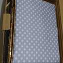 Sewing Box with Sewing Kit Accessories, D&D Wooden Sewing Basket Organizer with Accessories for Home, Travel, Blue Polka Dot