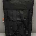 HOPERAN Dual-Sided Heated Stadium Seats for Bleachers with Back Support, 3 Levels Heating Stadium Seating for Bleachers Seat with Backrest, 5 Pockets Portable Stadium Chair for Outdoor (21", Black)