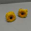 Honeydak 2 Pack Toilet Bolt Caps Decorative Yellow Sunflower Toilet Bolt Screw Covers Cute Ceramic Bathroom Decor Fun Themed Gadgets Bathroom Replacement Parts