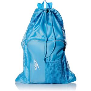 Speedo Unisex-Adult Drawstring Deluxe Ventilator Mesh Equipment Bag (Blue Grotto)