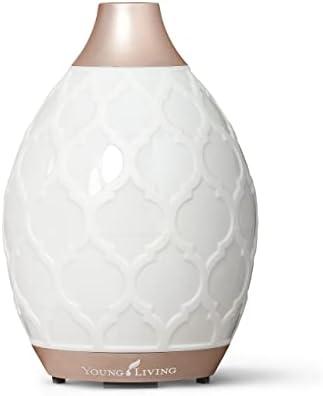 Young Living Desert Mist Ultrasonic Essential Oil Diffuser - Elegant Vase for Soothing Aromatherapy - Stylish Design for Home and Office Aroma Diffuser : Health & Household
