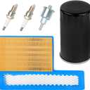 Air Filter, Oil Filter & Fuel Filter with Spark Plug Compatible with Onan RV QG Generators 5500 7000, HGJAA HGJAB HGJAC & Marquis Gold/RV QG Marquis Platinum QG EFI Replaces# 140-3116, 122-0836