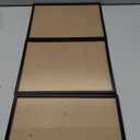 upsimples 8x10 Picture Frame Set of 3, Made of High Definition Glass for 8 x 10, Wall and Tabletop Display Thin Border Photo Frames for Home Decor, Black