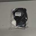 Glooarm 2 Pairs Fingerless Gloves for Women Men Winter Thick Caremere Warm Knit Stretchy Unisex Adults (Medium, Black, White)