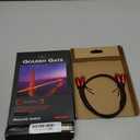 Audioquest Golden Gate Stereo Cable with 4 RCA Plugs, 0.6 m.
