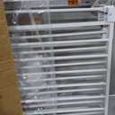 46.5"-61" Retractable No Bottom Bar Baby Gate for Stairs, 36" Tall