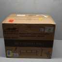 Leopard Bar Stools, Modern PU Leather Adjustable Swivel Bar Stool with Back, Set of 2 (White)