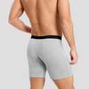 Incontinence Underwear for Men 150ML Absorbent Washable Reusable Heavy Flow Bladder Cotton Leak Proof Protective Boxer Briefs 5 Pack (Multicolor02, Large)