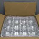 (12 Pack x 20 Sets) Stackable Cupcake Carrier with 240 Pack Liners, Plastic Cupcake Boxes Holders for 12 Cupcakes, High Tall Dome Lid Cupcake Containers, Clear Disposable Cupcake Trays