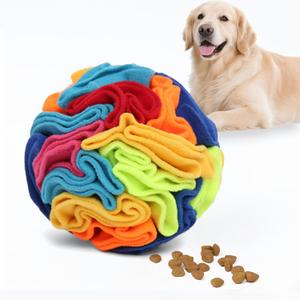 Snuffle Ball - Snuffle Ball for Dogs Large Breed, Interactive Dog Toys to Keep Them Busy, Dog Puzzles for Large Dogs with Storage Bag Machine Washable