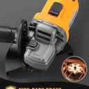 Angle Grinder Cordless,4-1/2-Inch to 5-Inch,3 Variable Speeds Power Grinder Tool,8500 RPM Brushless Power Motor,Grinder for Cutting,Grinding,Polishing(Tool Only)