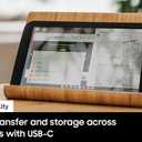 SAMSUNG Type-C USB Flash Drive, 64GB, Transfers 4GB Files in 15 Secs w/Up to 300MB/s 3.13 Read Speeds, Compatible w/USB 3.0/2.0, Waterproof, 2022, Blue, MUF-64DA/AM