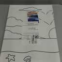 VOCHIC 2 Pack Sip and Paint Kit Pre Drawn Canvas for Painting for Adults Couples Date Night Games Outline Canvas Party Art Set Paints Brushes Pallets Valentine (12x16 Inches, Beach and Heart)