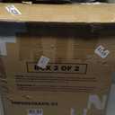 5 Pieces Patio Rattan Sofa Ottoman Furniture Set with Cushions, Black