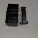 KDD 4 in 1 Desk Cup Holder - Clamp on Under Desk Headphone Hanger - Rotating Headphone Holder Detachable Pen Cup Holder Desktop Storage for Cup, Phone and Pen(Black)