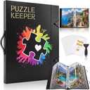 Puzzle Storage Folder for 1000 Pcs 35 Pockets Puzzle Binder with 50 Sticker, 28.35 x 21.26 inches
