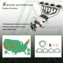 Catalytic Converter Compatible with Chevrolet Aveo/Aveo5 2009-2011 1.6L, Pontiac G3 2009-2010 1.6L (EPA Compliant)