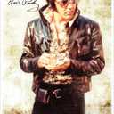 buyartforless Elvis Presley - Cool in Glasses and Jacket 36x24 Matted Music Art Print Poster