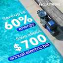 Aquastrong In/Above Ground Pool Pump High Flow Self Primming Swimming Pool Pump,Ocean Blue