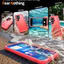 Cozycase Top Waterproof Case for Samsung Galaxy S26 Ultra - Built-in Screen & Camera Protector Heavy Duty Rugged Full Body 360 Military Grade Hard Cover S 26 Ultra Water Shock Dust Proof Pink Case