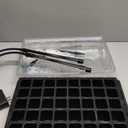 Seed Starter Tray Kit with Grow Lights, 2 Pack 80 Cells Seed Trays with Humidity Dome, Mini Greenhouse for Seeds Growing Starting Sprouting Germination