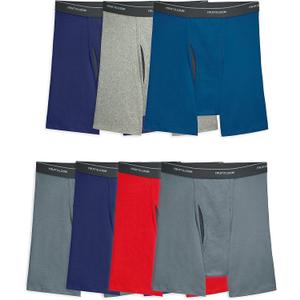 Fruit of the Loom Men's Coolzone Boxer Briefs, 7 Pack - Assorted Colors, Medium