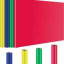 Colarr 4 Rolls Bulletin Board Paper 48'' x 12' Fade Resistant Paper for Christmas Classroom Decor Bulletin Board Roll Painting Watercolors Acrylic Paint Roll for Wall Art Crafts(Vibrant Color)