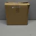 SUBEKYU 2.3 Gal Can for Bathroom, Small Office Garbage Can for Kitchen, Slim Rectangular Waste Bin, Plastic, White