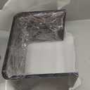 Acrylic Step Stool Small Clear Acrylic Foot Stool for Bathroom Bedroom Kitchen with Non-Slip,Holds Up to 250lbs (Dark Brown, 12.6'' x 9'' × 9.8'')