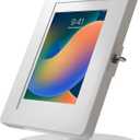 Premium iPad Retail POS Stand CTA Upscale Tablet Kiosk Stand with 360 Degree Rotation & Locking for Retail, Restaurants & More for Surface Pro 3-8th Gen, iPad Pro 12.9" & More White (PAD-HSKSWL)