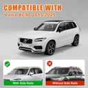 440 lbs Roof Rack Cross Bars for Volvo XC90 XC-90 2015-2026 Anti-Theft Lockable Roof Rails Aluminum Roof Luggage Rack Carrier