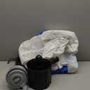 ShinyRelief Motorized Pool Float for Adults, Electric Inflatable Motorized Pool Lounger with Pusher Handles Cup Holder and Pump for Easy Inflation Relaxing in The Lake River